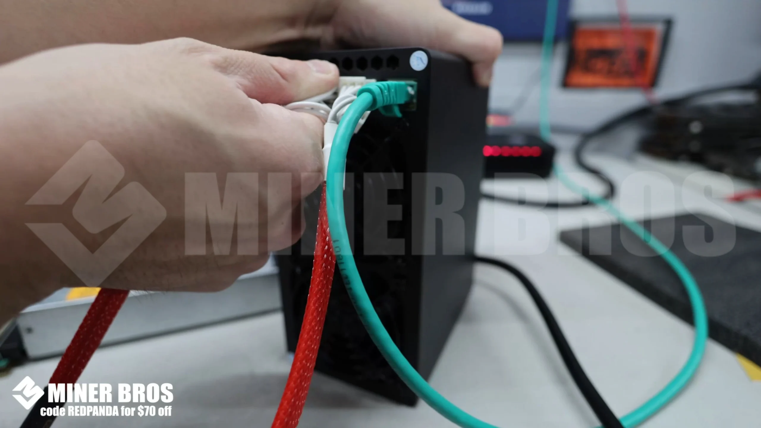 Next, plug in the PCIe cables - 11