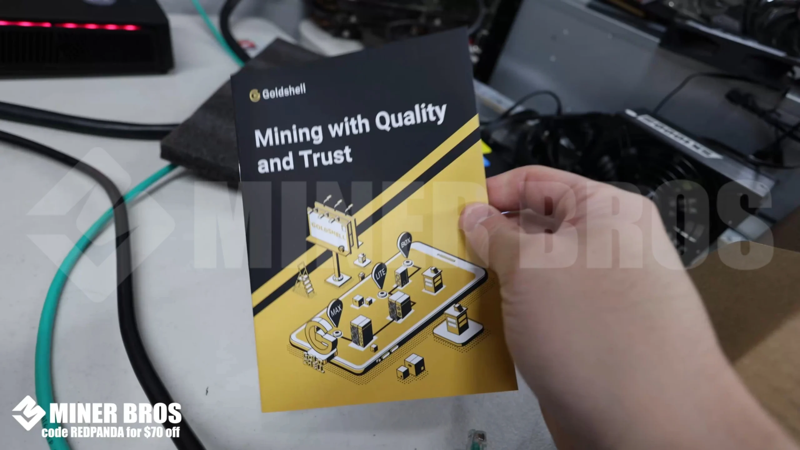 The ASIC includes a detailed startup manual for AE Box - 2