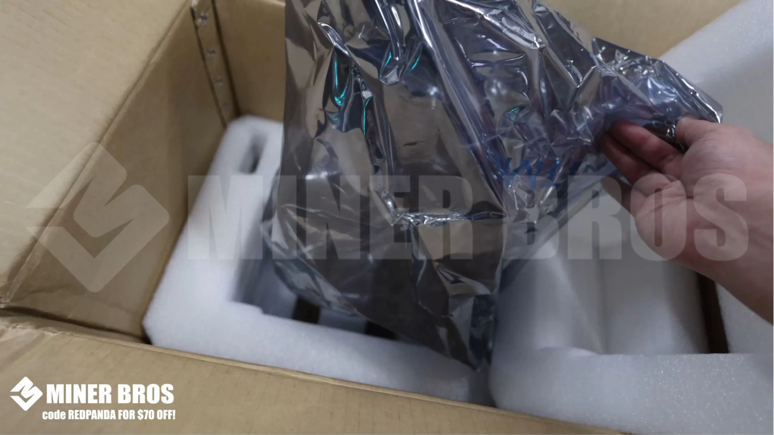 El ASIC está en una bolsa antiestática para protección durante el envío - 2