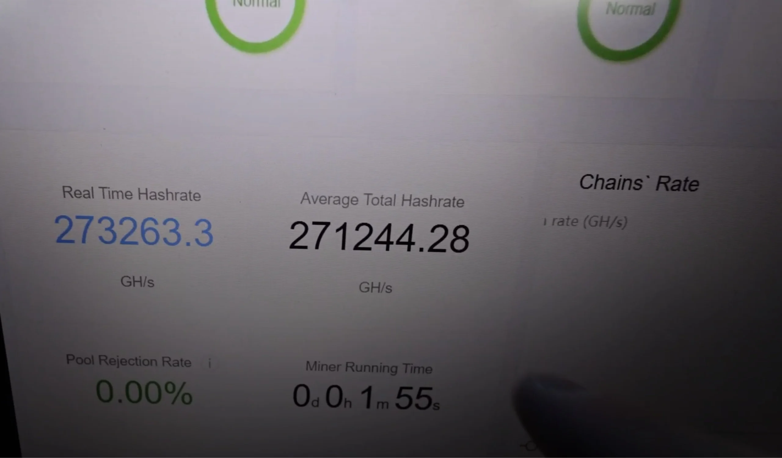 puede monitorizar el estado completo de mineria en el panel de su Antminer S21 XP - 34