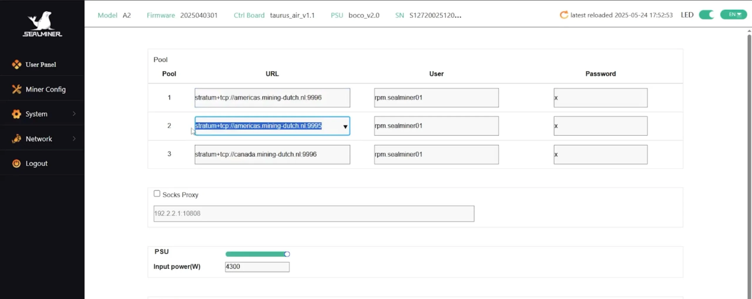For redundancy, add Pool 2 and Pool 3 with different server ports (e.g., 4014 or other region-specific backups).