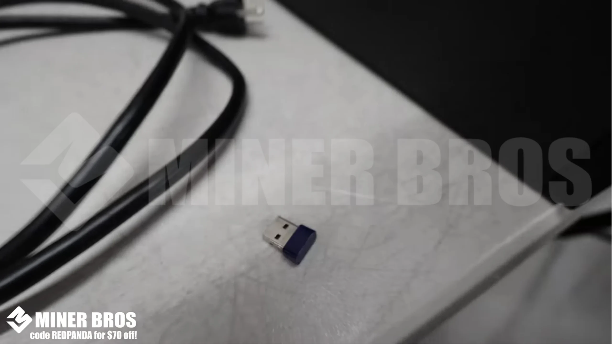 A USB Wi-Fi dongle for wireless connectivity
