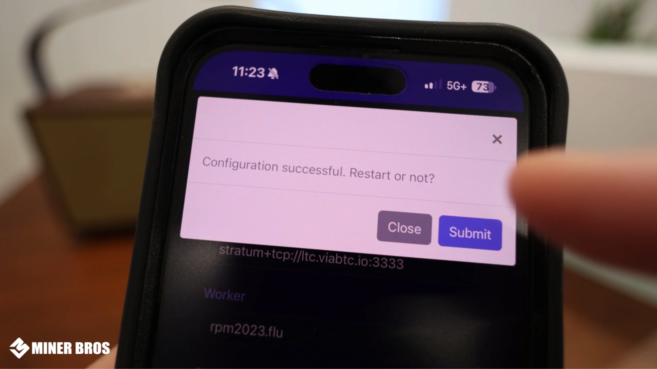 Aparecerá “Configuración Exitosa” y te preguntará si deseas reiniciar. Aún no tienes que reiniciar. - 21